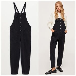 Mango Denim Jumpsuit Romper New